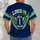 Winged Football and Lime Accents for Game Day Cheer and Weekend Tailgating Style All-over Print Unisex T-shirt - 6