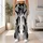 Black And White Geometric Shard Motifs For Yoga, Running, Pilates And Active Living Leggings - 12