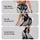Black And White Geometric Shard Motifs For Yoga, Running, Pilates And Active Living Leggings - 2