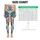 Blue Monstera And Crimson Hibiscus Tropical Garden For Yoga And Outdoor Training Leggings - 1
