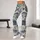 Vintage Navy Fish Folk Art for Coastal Weekends and Relaxed Everyday Adventures Afloat Leggings - 10