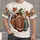 Football Pumpkin And Maple Leaf Art For Cozy Fall Tailgates And Autumn Weekends All-over Print Unisex T-shirt - 4