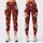 Vintage Santa Faces And Evergreen Sprigs For Cozy Christmas Holiday Celebrations Leggings - 3