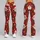 Vintage Santa Faces And Evergreen Sprigs For Cozy Christmas Holiday Celebrations Leggings - 9