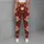 Vintage Santa Faces And Evergreen Sprigs For Cozy Christmas Holiday Celebrations Leggings - 6