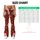 Vintage Santa Faces And Evergreen Sprigs For Cozy Christmas Holiday Celebrations Leggings - 7