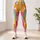 Colorful Pastel Geometric Stripes for Bright Commutes, Vacations, and Weekend Outings Leggings - 4