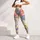 Watercolor Garden Flowers and Ladybugs for Camping and Countryside Outings Leggings - 4