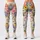 Watercolor Garden Flowers and Ladybugs for Camping and Countryside Outings Leggings - 1