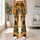Vintage Monarch Butterflies And Golden Sunflowers For Autumn Garden Lovers And Nature Fans Leggings - 11