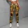 Vintage Monarch Butterflies And Golden Sunflowers For Autumn Garden Lovers And Nature Fans Leggings - 4