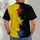 Split Yellow And Black Sparkling Stars For Bold Outings And Concert Nights All-over Print Unisex T-shirt - 6