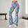Pastel Stained Glass Mosaic for Colorful Everyday Lounge and Weekend Style Leggings - 10