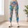 Pastel Stained Glass Mosaic for Colorful Everyday Lounge and Weekend Style Leggings - 4