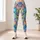 Pastel Stained Glass Mosaic for Colorful Everyday Lounge and Weekend Style Leggings - 6