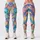 Pastel Stained Glass Mosaic for Colorful Everyday Lounge and Weekend Style Leggings - 1