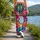 Vibrant Wildflower Blooms for Colorful Everyday Style and Relaxed Weekend Wear Leggings - 12