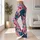 Colorful Folk Rooster Motifs for Cheerful Farmhouse Days and Country Weekend Style Leggings - 11