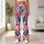 Colorful Folk Rooster Motifs for Cheerful Farmhouse Days and Country Weekend Style Leggings - 10