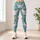 Playful White Farm Chickens And Meadow Blooms For Cozy Country Living And Farmhouse Style Leggings - 4