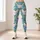 Playful White Farm Chickens And Meadow Blooms For Cozy Country Living And Farmhouse Style Leggings - 6