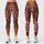 Burgundy Bohemian Folk Florals and Geometric Motifs for Festivals and Relaxed Weekends Leggings - 3
