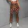 Burgundy Bohemian Folk Florals and Geometric Motifs for Festivals and Relaxed Weekends Leggings - 5
