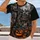 Gothic Pumpkin Cross and Moonlit Graveyard for Halloween Nightwear All-over Print Unisex T-shirt - 2
