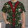 Christmas Holiday Green Vest with Santa and Candy Trains for Festive Parties and Gifting All-over Print Unisex T-shirt - 4