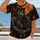 Gothic Wolf Warrior Under Blood Moon for Dark Fantasy Nights and Everyday Wear All-over Print Unisex T-shirt - 2