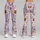 Cute Bumble Bees on Lavender Fields for Cheerful Spring Outings and Garden Days Ahead Leggings - 9