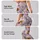Cute Bumble Bees on Lavender Fields for Cheerful Spring Outings and Garden Days Ahead Leggings - 2