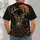 Whitetail Deer Beneath Autumn Moon for Rustic Hunting Camp Nights and Outdoor Weekends All-over Print Unisex T-shirt - 6