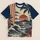 Vintage Tropical Ocean Sunset With Palms for Relaxed Beachside Summer Getaways and Travel All-over Print Unisex T-shirt - 1