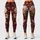 Burgundy Vintage Botanical Florals for Relaxed Vacation Style and Everyday Living Leggings - 1