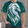 Fierce Eagle Emblem for Game Day and Outdoor Adventures for Sports Fans All-over Print Unisex T-shirt - 4