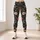 Dark Meadow Wildflowers for Colorful Vacation Days and Relaxed Everyday Style Leggings - 4