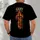 Fiery Cross Faith Message for Festivals, Worship and Everyday Streetwear for Men All-over Print Unisex T-shirt - 6