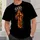 Fiery Cross Faith Message for Festivals, Worship and Everyday Streetwear for Men All-over Print Unisex T-shirt - 5