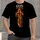 Fiery Cross Faith Message for Festivals, Worship and Everyday Streetwear for Men All-over Print Unisex T-shirt - 4