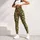 Olive Botanical Medallions for Relaxed Vacation Days and Everyday Bohemian Style Leggings - 5