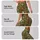 Olive Botanical Medallions for Relaxed Vacation Days and Everyday Bohemian Style Leggings - 2
