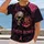 Gothic Skull Pumpkin Raven and Roses for Halloween Night and October Season All-over Print Unisex T-shirt - 2