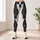 Silver Musical Notes for Elegant Concert Nights and Creative Everyday Style Leggings - 4