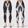 Silver Musical Notes for Elegant Concert Nights and Creative Everyday Style Leggings - 3