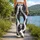 Silver Musical Notes for Elegant Concert Nights and Creative Everyday Style Leggings - 12