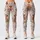 Highland Cow and Wildflower Bohemian Motifs for Cozy Weekends and Festival Style Leggings - 3
