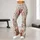 Highland Cow and Wildflower Bohemian Motifs for Cozy Weekends and Festival Style Leggings - 10