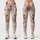 Highland Cow and Wildflower Bohemian Motifs for Cozy Weekends and Festival Style Leggings - 1