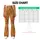 Amber Paisley and Lotus Motifs for Bohemian Weekend Style and Everyday Outings Leggings - 7